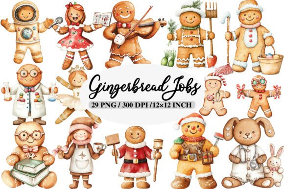 Download Christmas Gingerbread Jobs Clipart - Jobs clipart Collection