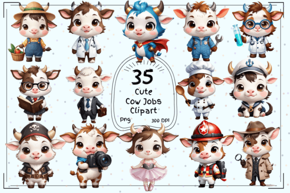 Download 35 Cute Cow Jobs Clipart - Jobs clipart Collection