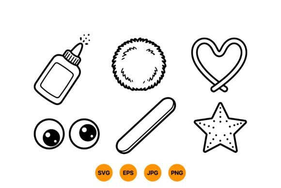 Download Cute Craft Supplies Clipart - Premium Resources