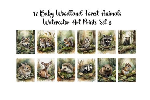 Download Baby Woodland Forest Animals Set 3 - Forest animals Collection