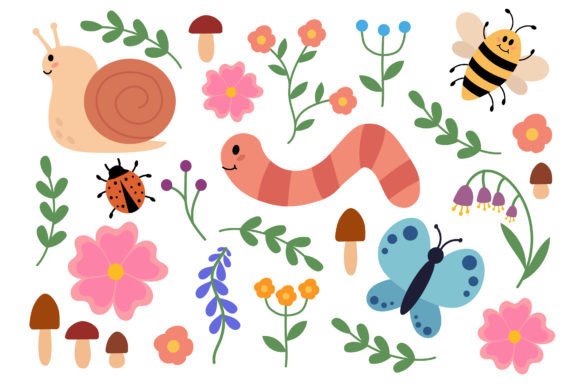 Download Cozy Set of Flora and Fauna - Fauna Collection