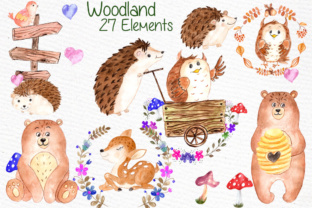 Download Watercolor Forest Animals Clipart - Forest animals Collection