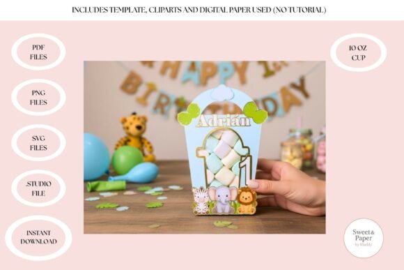 Download Baby Safari Animal Cup Holder - Baby safari Collection